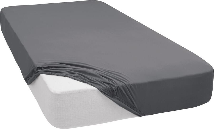 La'Moussawi Hoogwaardige Donkergrijze Stretch Laken voor Luxe Slaapcomfort en Bescherming van Je Bed