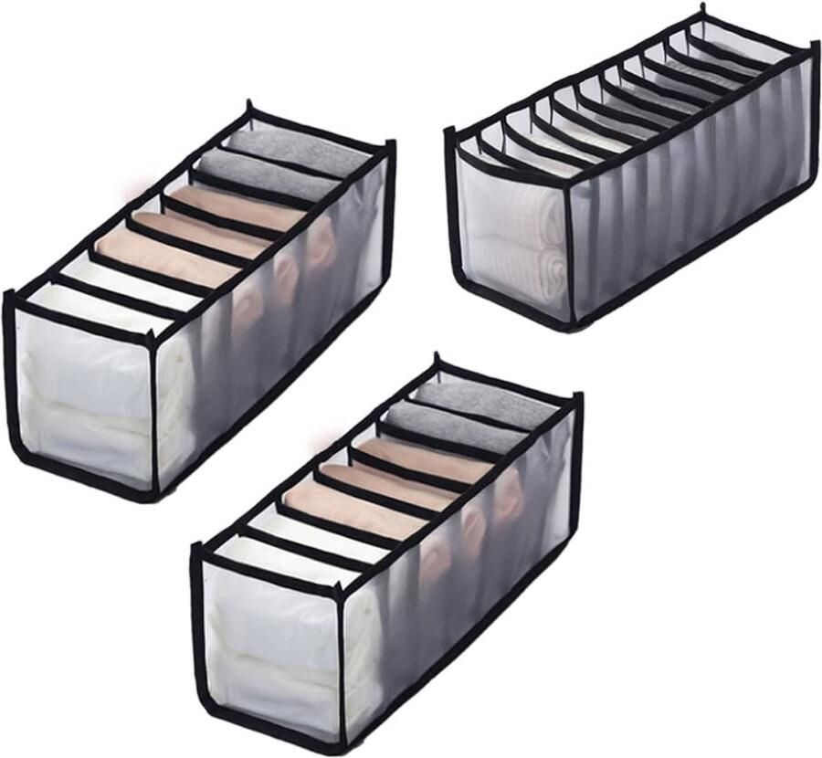 La'Moussawi Lade-inzetstukken Set voor Optimale Kledingkast Organisatie en Opslag
