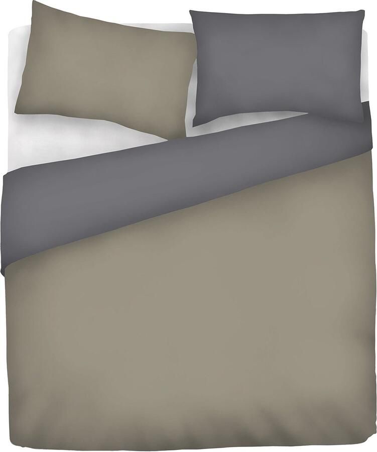 La'Moussawi Luxueus Italiaans Dubbelzijdig Katoenen Dekbedovertrek in Warme Natuurtinten voor Klein Tweepersoonsbed