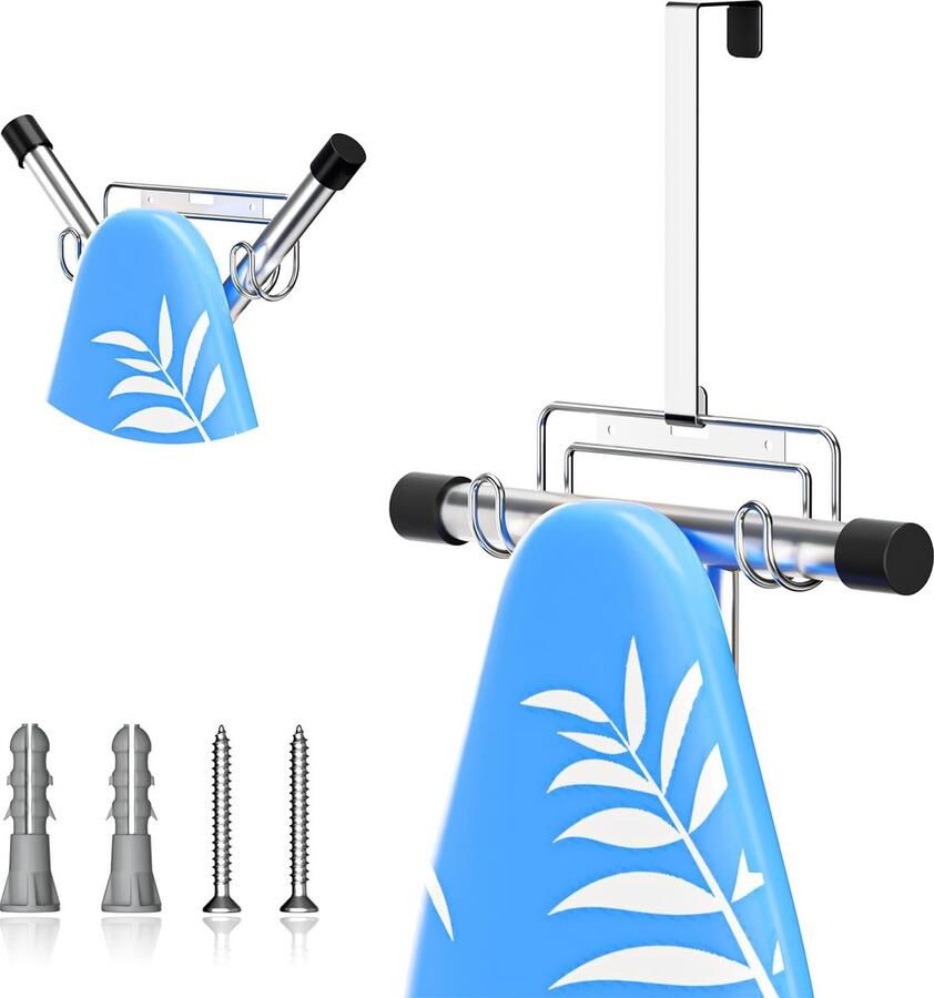 La'Moussawi Multifunctionele Strijkplankhouder voor Optimaal Gebruik van Ruimte