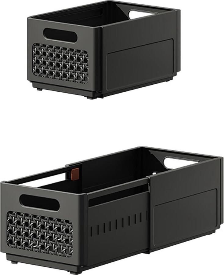 La'Moussawi Stapelbare en Verstelbare Opbergboxen voor Efficiënte Kastorganisatie