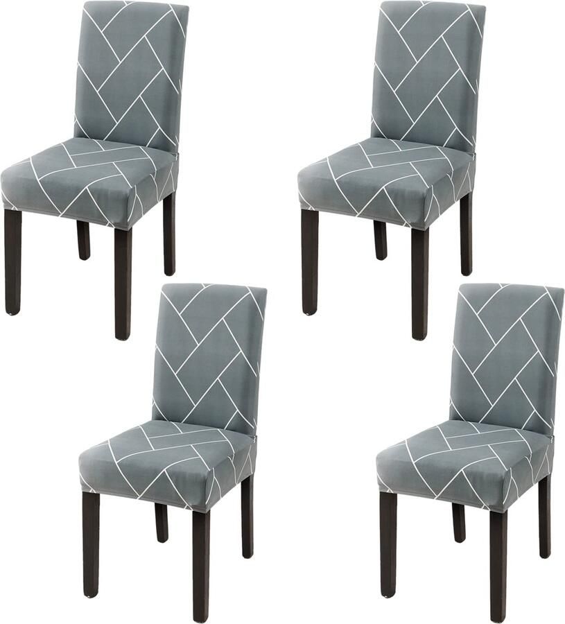 La'Moussawi Stijlvolle en Beschermende Stoelhoezen Set van 4 voor Gelegenheden