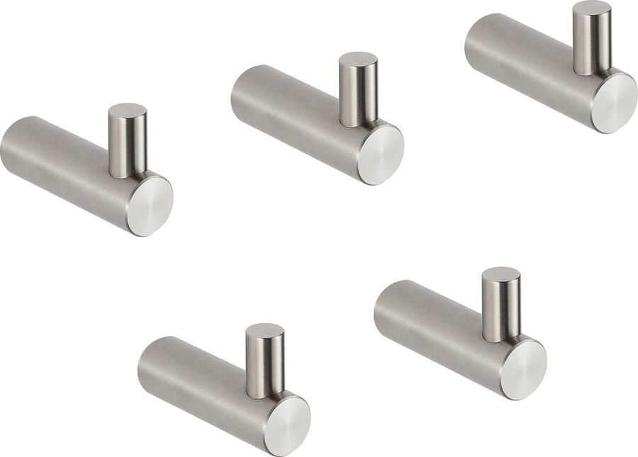 La'Moussawi Stijlvolle en Functionele Roestvrijstalen Wandhaken voor Elke Ruimte