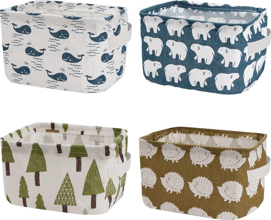 La'Moussawi Stijlvolle en Praktische Opbergmanden Set van 4 voor Gebruiken