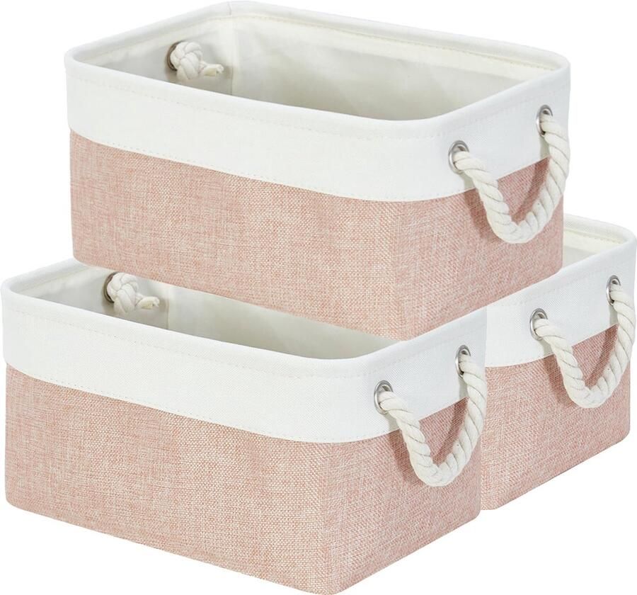 La'Moussawi Stijlvolle en Zachte Opbergdozen in Formaten voor Thuisorganisatie