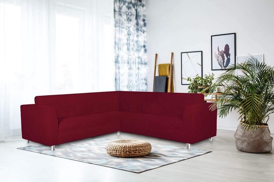 La'Moussawi Stijlvolle Rekbare Sofa Overtrek in Kleuren voor een Perfecte Pasvorm