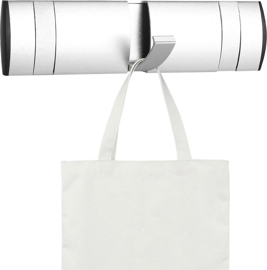 La'Moussawi Stijlvolle Wandhaak met Drie Inklapbare Haken voor Efficiënte Opbergruimte in Huis