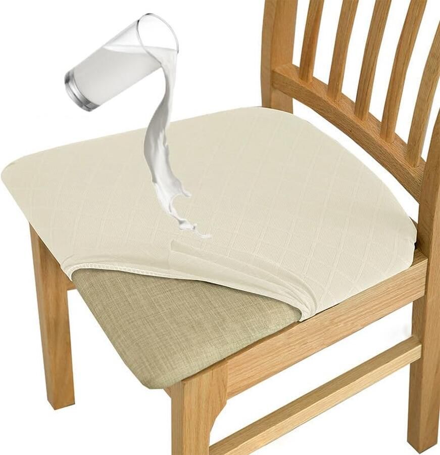 La'Moussawi Stijlvolle Waterdichte Jacquard Stoelhoezen Set voor Gelegenheden en Optimaal Comfort