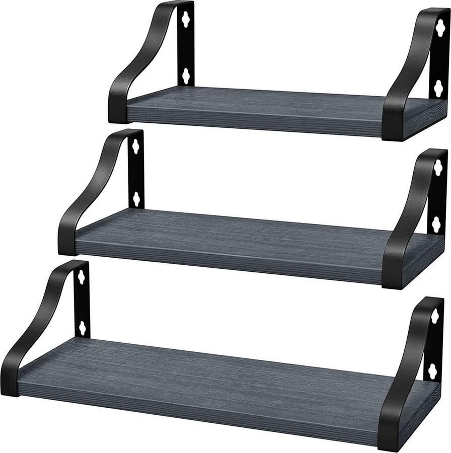 La'Moussawi Stijlvolle Zwevende Wandrekken voor Functionele en Decoratieve Opbergoplossingen