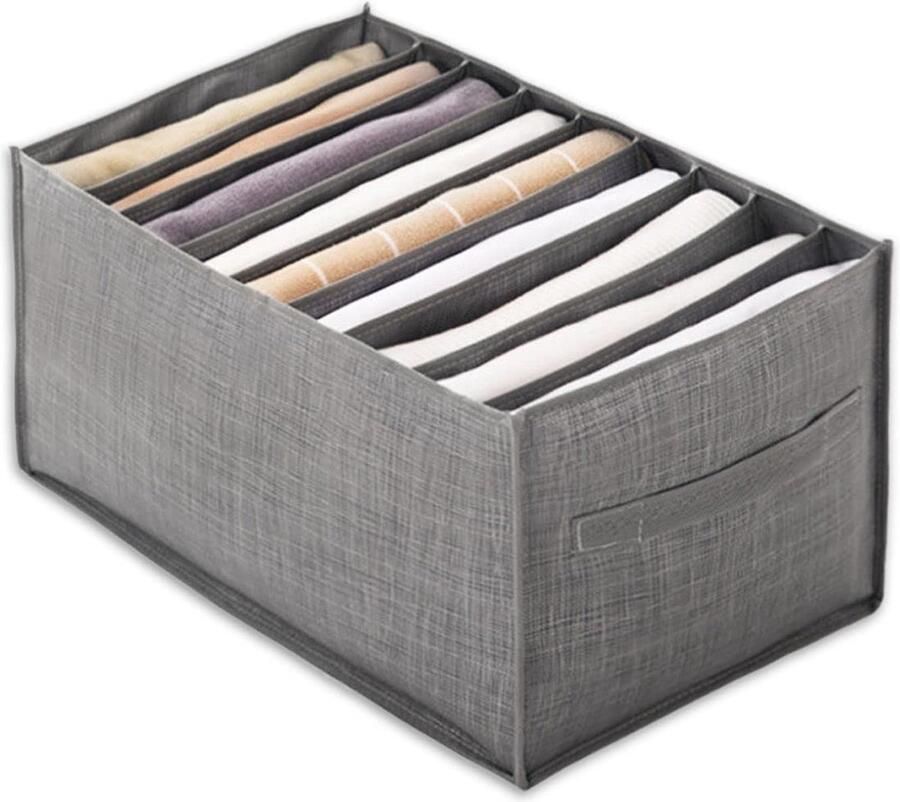 La'Moussawi Veelzijdige Opvouwbare Organisator met 9 Vakken voor Kleding en Accessoires in de Kast