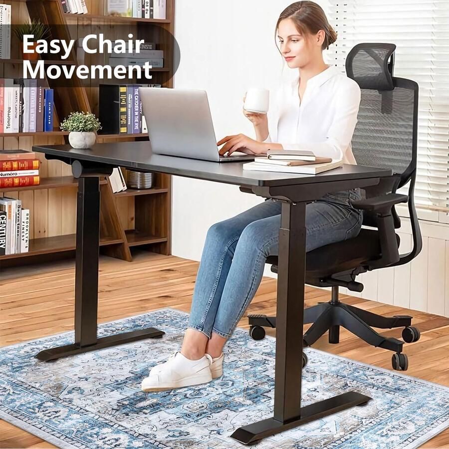 La'Moussawi Vloerbeschermende Mat voor Bureaustoel met Stijlvol Design