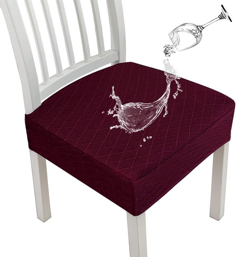 La'Moussawi Waterafstotende en Rekbare Eetkamer Stoelhoezen voor Optimaal Zitcomfort