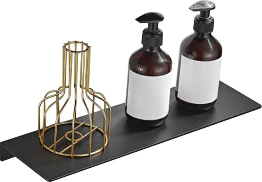 La'Moussawi Zelfklevende Aluminium Wandplank voor Badkamer en Keuken zonder Boren