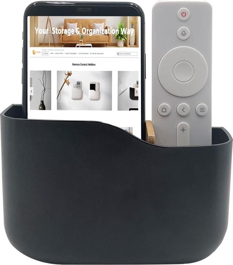 La'Moussawi Zelfklevende Wandhouder voor Universele Afstandsbedieningen en Kleine Apparaten