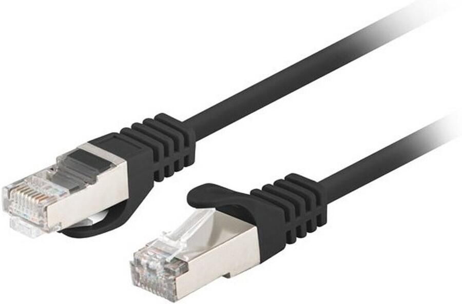 Lanberg Stevige UTP-netwerkkabel categorie 6 PCF6-20CC-0500-BK Zwart 5 m