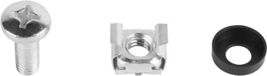 Lanberg Bevestigingsschroef M6 x 20 mm voor rek 50 stuks AK-1302-S - Foto 2