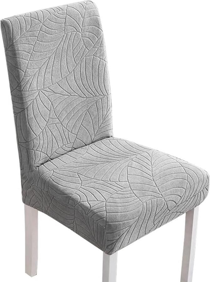 Lanogr Stoelhoezen voor eetkamerstoelen Stretch eetkamerstoelhoezen waterdichte stoel slipcovers keuken eetkamer solide stoelhoezen set van 6