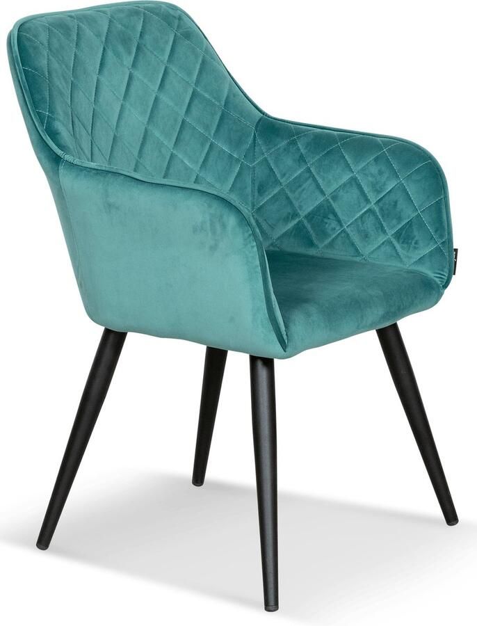 Lanterfant Eetkamerstoel Mariska Velvet Petrol