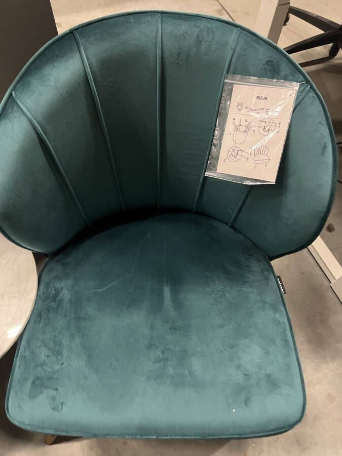 Lanterfant Fauteuil Guus – Velvet – Groen