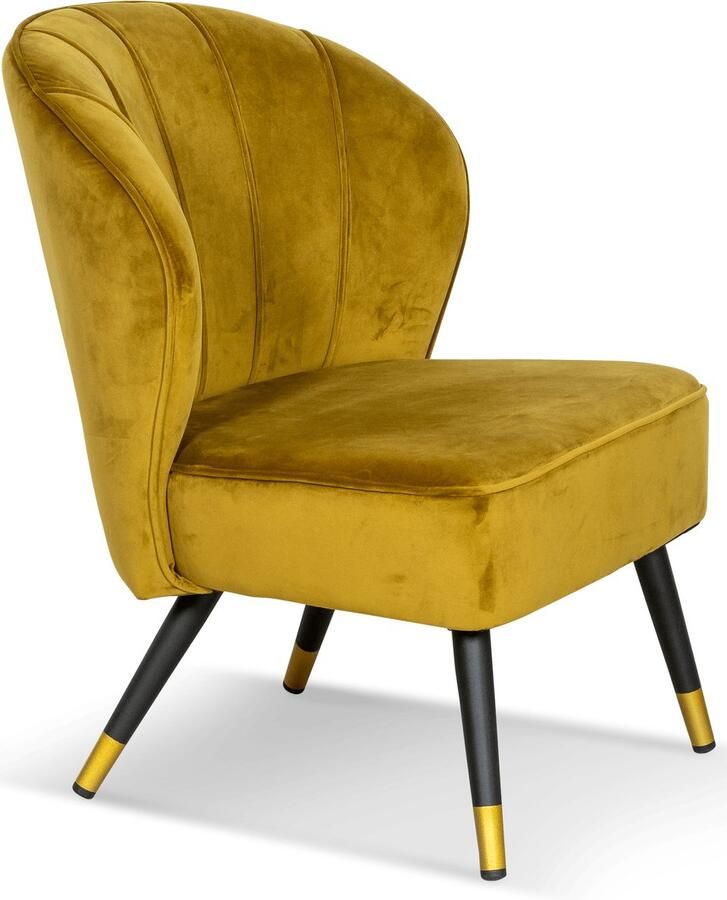 Lanterfant Fauteuil Guus – Velvet – Spiced Honey