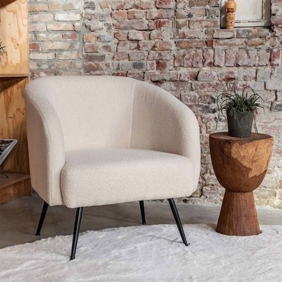 Lanterfant Fauteuil Suze Ivoor