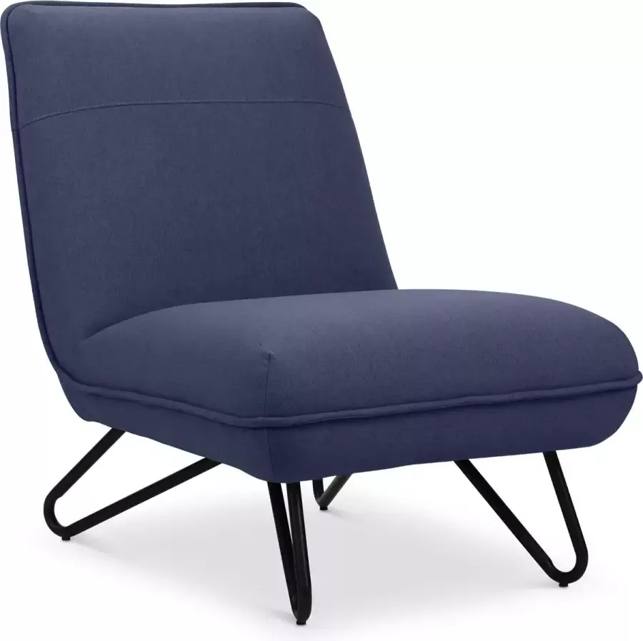 Lanterfant Loungestoel Jeroen Relaxstoel Fauteuil Blauw