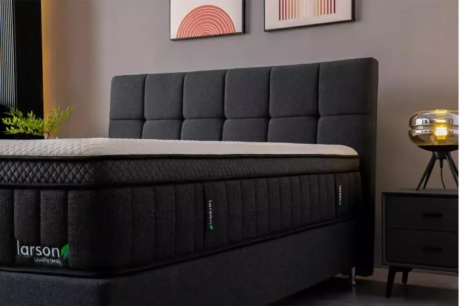 Larson Premium Pocketvering en Memory foam matras Larvik 80x210