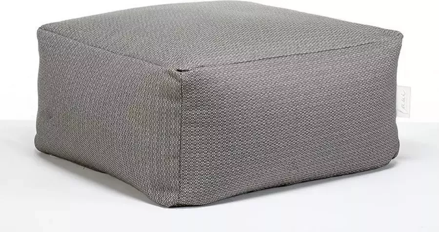 Laui lounge Basic Vierkante Poef Outdoor Stone Grey Grijs 68 x 68 x 34 cm