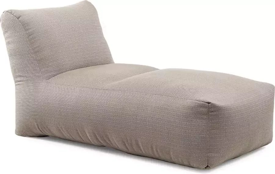 Laui lounge Boho- Longchair- Outdoor- Taupe- 68cm x 170cm x 74cm x 34cm