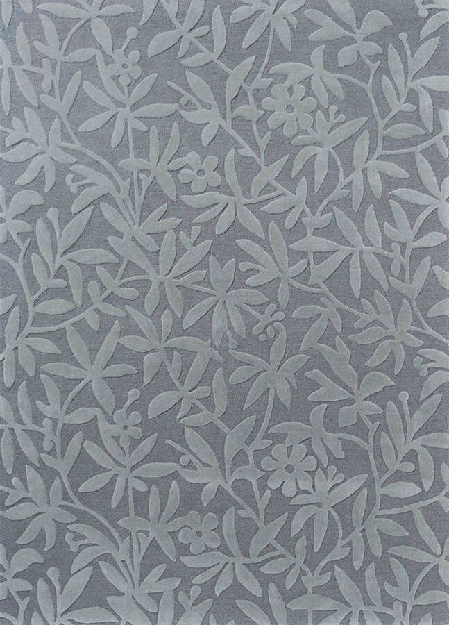 Laura Ashley Cleavers Dark Steel Round 80904 150 rond Vloerkleed