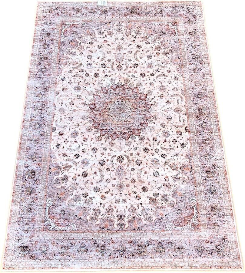 Lavandoux Vloerkleed Tapijt Vintage Khénifra Crème Beige 120x180 cm