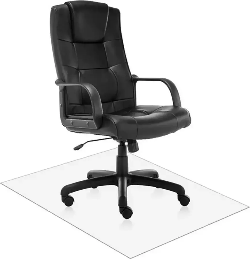 LÄXA 100% transparant PVC Bureaustoelmat A KWALITEIT +++ vloerbeschermers vloerbeschermer 90x120cm (meerdere maten mogelijk) Voor harde vloeren