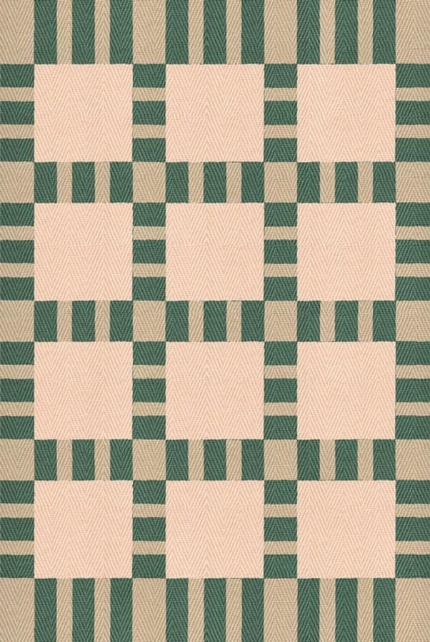 Layered Evelina Kroon Jute Korean Chives Vloerkleed 250 x 350 cm Beige Groen Rectangular Jute Katoen Eetkamer Woonkamer Slaapkamer Geometrisch Retro Modern - Foto 2