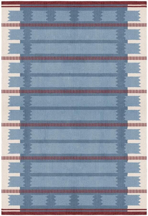 Layered Rollakan Iris Petrol Vloerkleed 180 x 270 cm Blue Rectangular Wool Dining Room Living Room Bedroom Ethnic Geometric Modern Bohemian - Foto 2