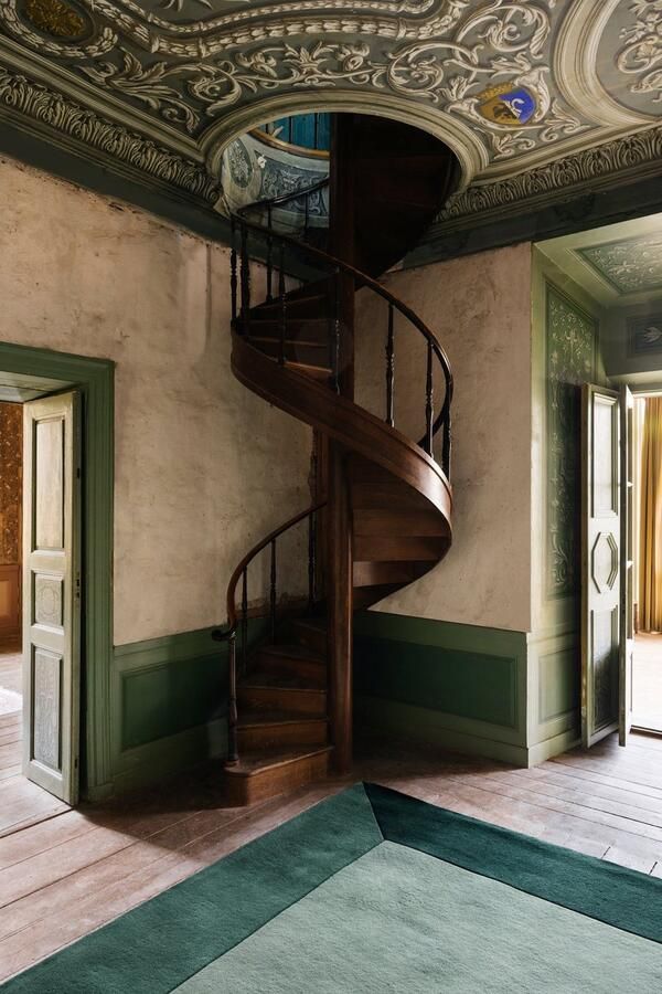 Layered Teklan Box Greens Vloerkleed 200 x 300 cm Green Rectangular Wool Dining room Living room Bedroom Geometric Modern