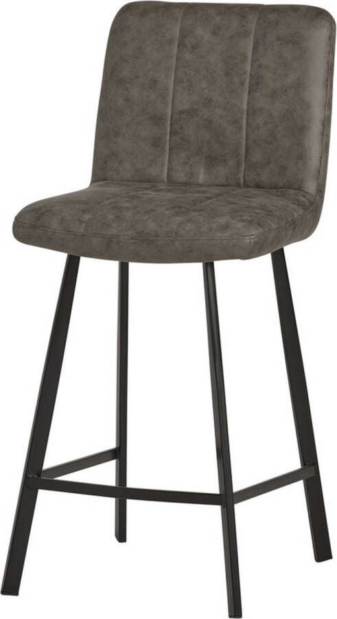 Le Chair Barstoel Iberico Bullseye Antracite (grey) 03