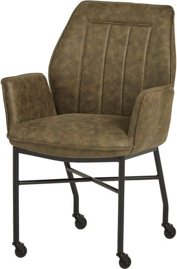 Le Chair Eetkamerstoel Denver micro olive