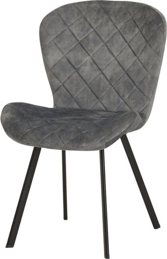 Le Chair Eetkamerstoel Dex Velvet Steel