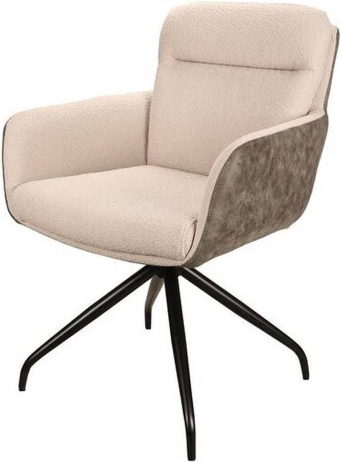 Le Chair Eetkamerstoel Senn Grey Bouclé