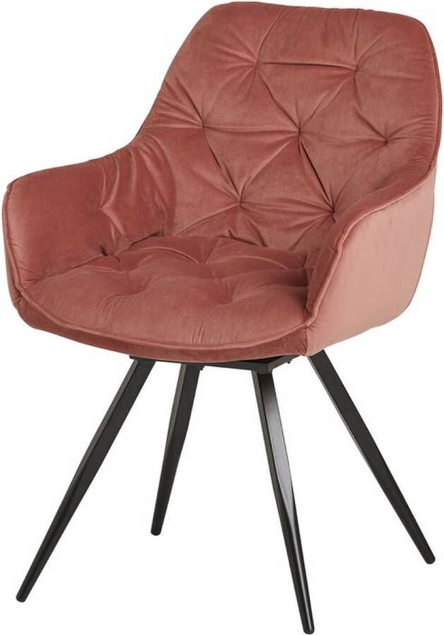 MySons Eetkamerstoel Vince Blossom Velvet Le chair