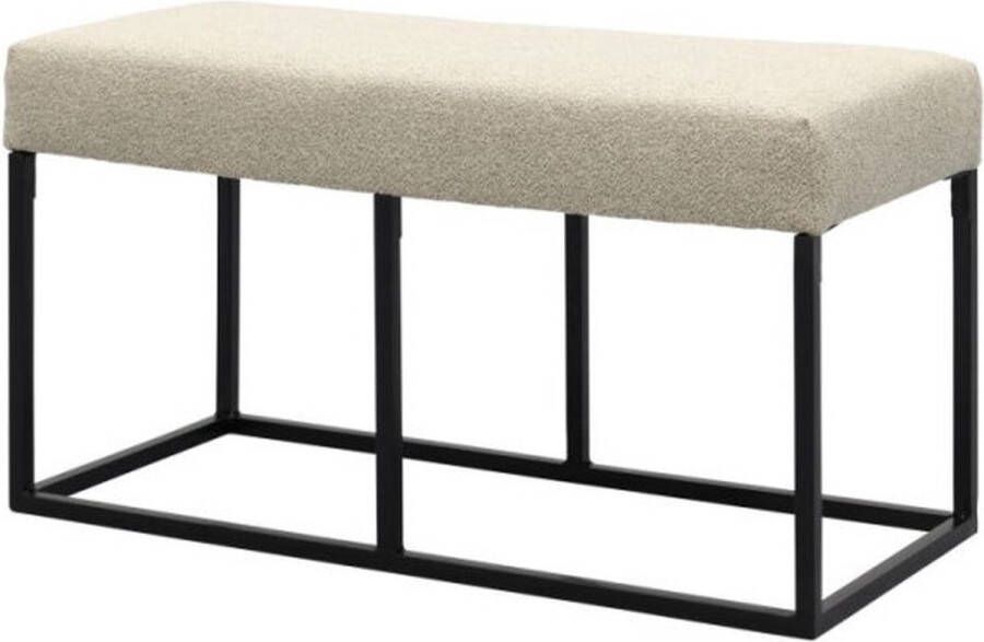 Le Chair Poef Cuadrado rechthoek 90 Alpine Ivory