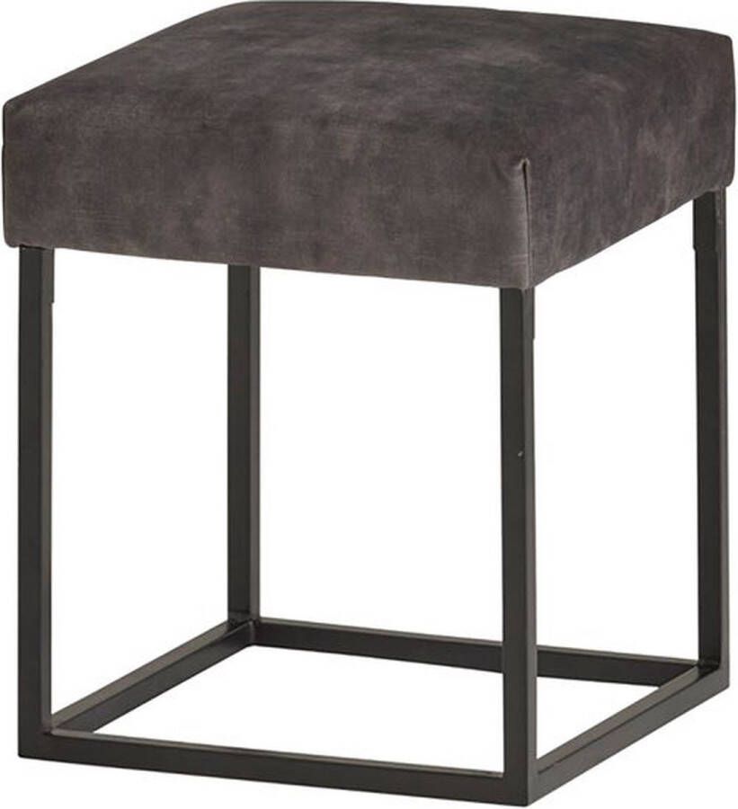 Le Chair Poef Cuadrado vierkant 40 Adore Dark Grey