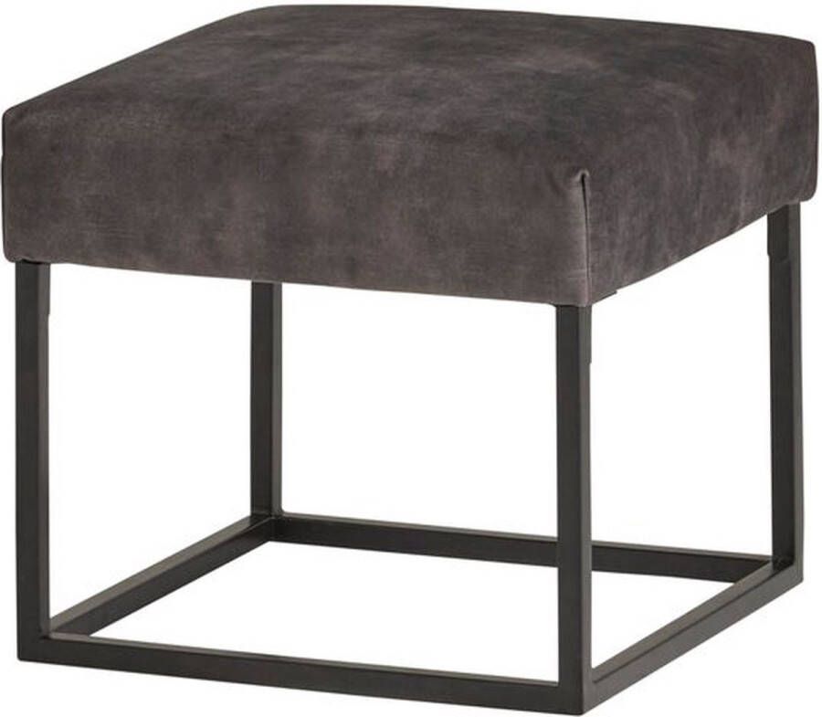 Le Chair Poef Cuadrado vierkant 45 Adore Dark Grey