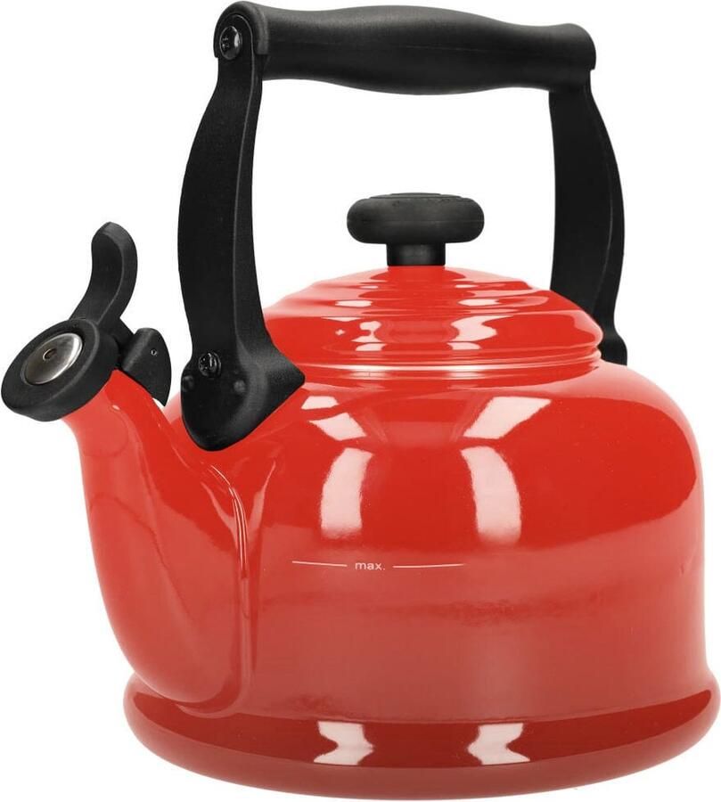 Le Creuset Tradition Fluitketel Kersenrood 2 1l