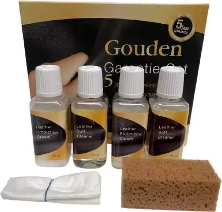 Leather Master Leder onderhoudsset voor onderhoud bescherming en reiniging 6 Delig