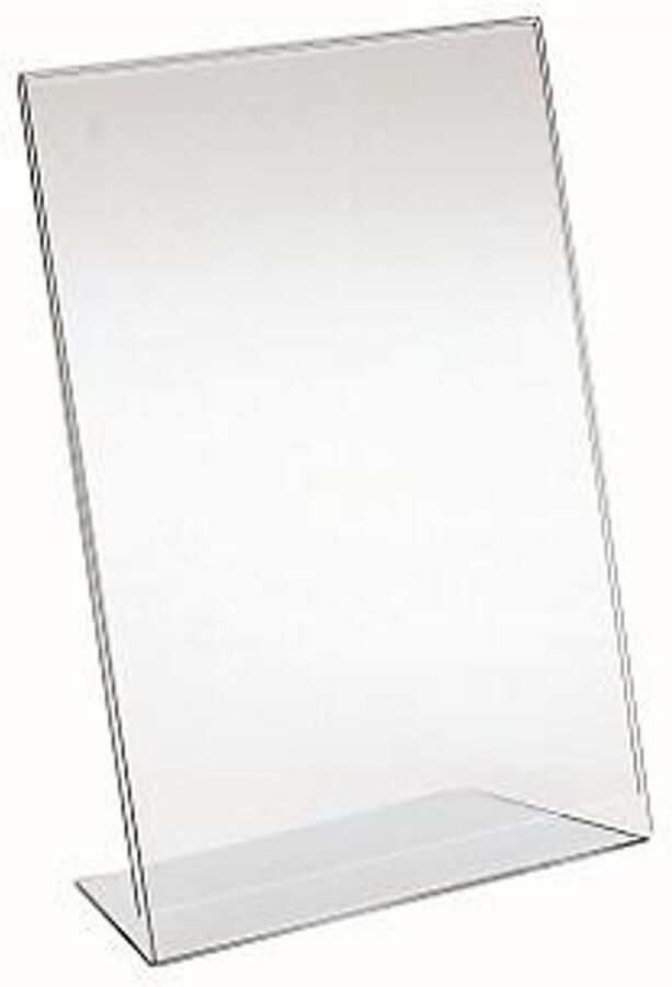 Lebez 7098 menuhouder Tafelbladhouder Transparant Acryl