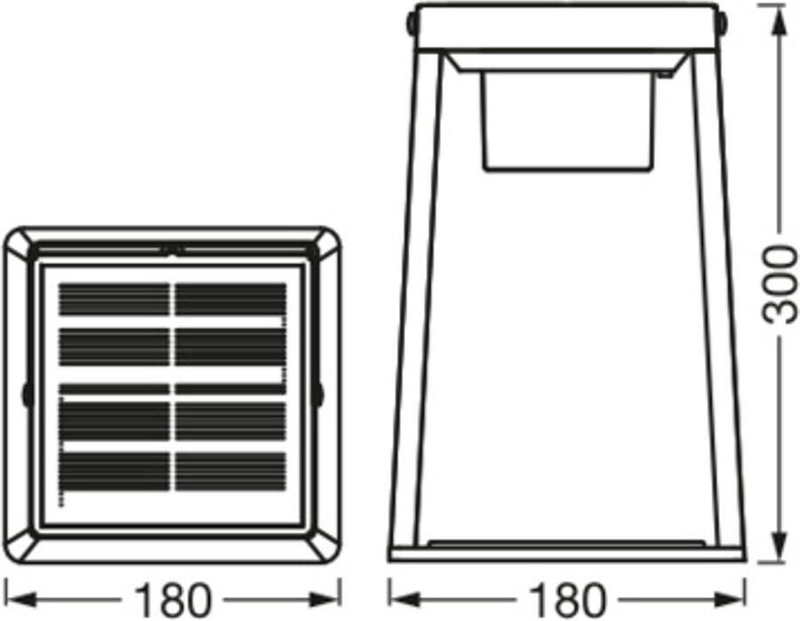 Ledvance SMART+ outdoor Bluetooth solar tafellamp met wit (3000K) + kleur licht stroomonafhankelijk tot 6 5 uur brandduur bij 100% licht oplaadbaar IP44 bescherming IP44 zwart