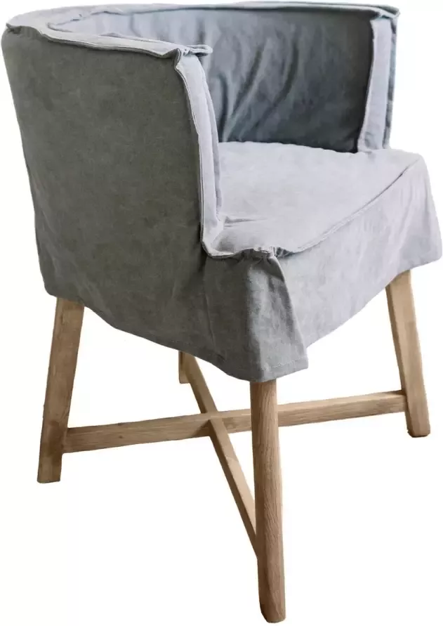 Leeff by Netty Woody Stoel 72x57 cm Donkergrijs Hout