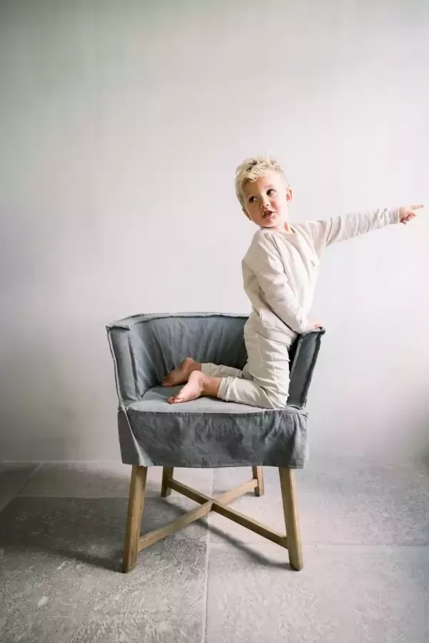 Leeff by Netty Woody Stoel 72x57 cm Donkergrijs Hout - Foto 2