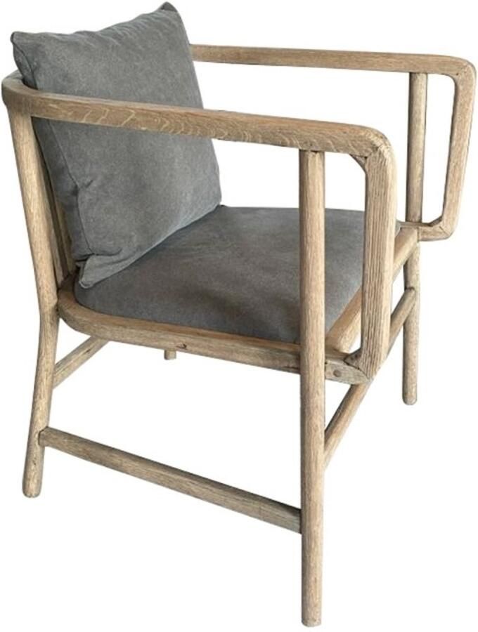 Leeff by Netty Lisa Stoel Donkergrijs 60 x 66 x 71 cm